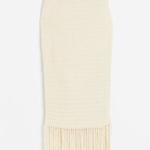 Crotchet fringe skirt